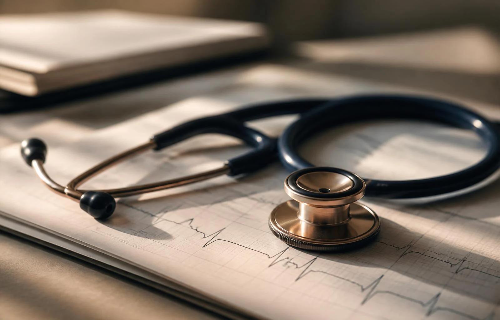 Imagem editorial relacionada à avaliação cardiológica e medicina baseada em evidências
